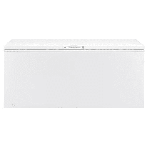 Frigidaire Fffc15m4tw 56 Chest Freezer With 14 8 Cu Ft Capacity Manual Defrost Caster Wheels Lock And Led Lighting In White Walmart Com Walmart Com