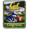thumbnail image 2 of LHM NCAA Cal Golden Bears Home Field Advantage Woven Tapestry Throw, 48 x 60 in., 2 of 2