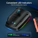 thumbnail image 3 of Base de carga para Nintendo Switch 2 Joy-Con con 9 luces RGB e indicador LED, 2,5 horas de carga rápida y soporte que ahorra espacio, 3 of 8