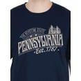 thumbnail image 2 of Unisex Pennsylvania State Graphic Tee, Triblend T-Shirt from Home Free, Sizes S-2XL, 2 of 5