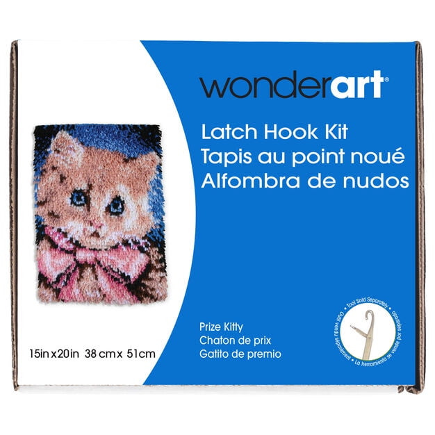 WonderArt Big Blue Whale 12 x 12 Latch Hook Kit, Free Shipping at Yarn  Canada