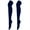Navy, variant on Thigh High Socks Cotton Over Knee Socks Long Boot Stocking Black