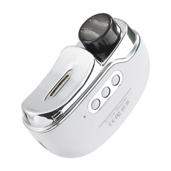 Automatic Electric Nail Clippers with LED Light & Nail Clip Storage,4 in 1 Nail Trimming 3-Speed USB Rechargeable Fingernail Clipper for Adults,Seniors,Kids