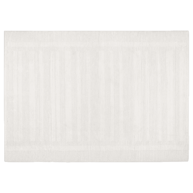 Bouclair White Gibson Cotton Rug 6' x 8'