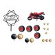 thumbnail image 2 of Adornos para tartas de cumpleaños de motociclistas, para motociclistas, suministros de carreras, motocicletas Estilo A, 2 of 9
