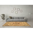 thumbnail image 3 of Ahgly Company Indoor Rectangle Abstract Brown Modern Area Rugs, 4' x 6', 3 of 4