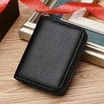 thumbnail image 4 of SharkTRUE Slim Card Case Zipper Card Holder Wallet Credit Large Capacity Card Holder U, 4 of 8