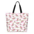 thumbnail image 1 of Disketp Watermelon Bolsa Tote Estampada para Mujer, Bolso de Hombro y de Mano para Compras y Viajes, 1 of 8