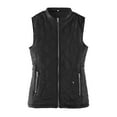 thumbnail image 4 of YDFCWXW Women's Vest,Stand Collar Lightweight Zip Quilted Vest for Women Black, XL, 4 of 5