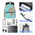 thumbnail image 6 of Gaeub World Travel Line Icons Map School Backpack Waterproof Bookbag for Men Women College High School Bags, 6 of 8