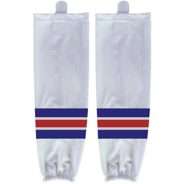 Unisex White Series Team Color Ice Hockey Socks For Youth To Adult