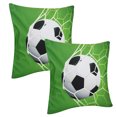 thumbnail image 2 of Funda de almohada con diseño de pelota deportiva, 2 unidades, funda de almohada con patrón de pelota deportiva, a medida para la perfección, 2 of 8