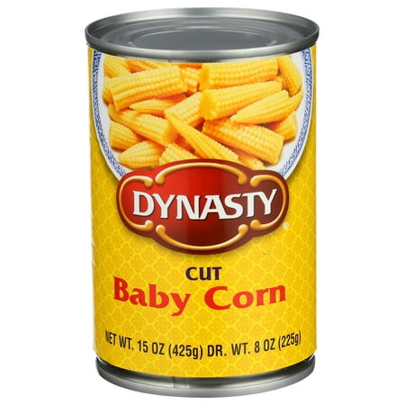 Dynasty Cut Baby Corn, 15 Oz Can