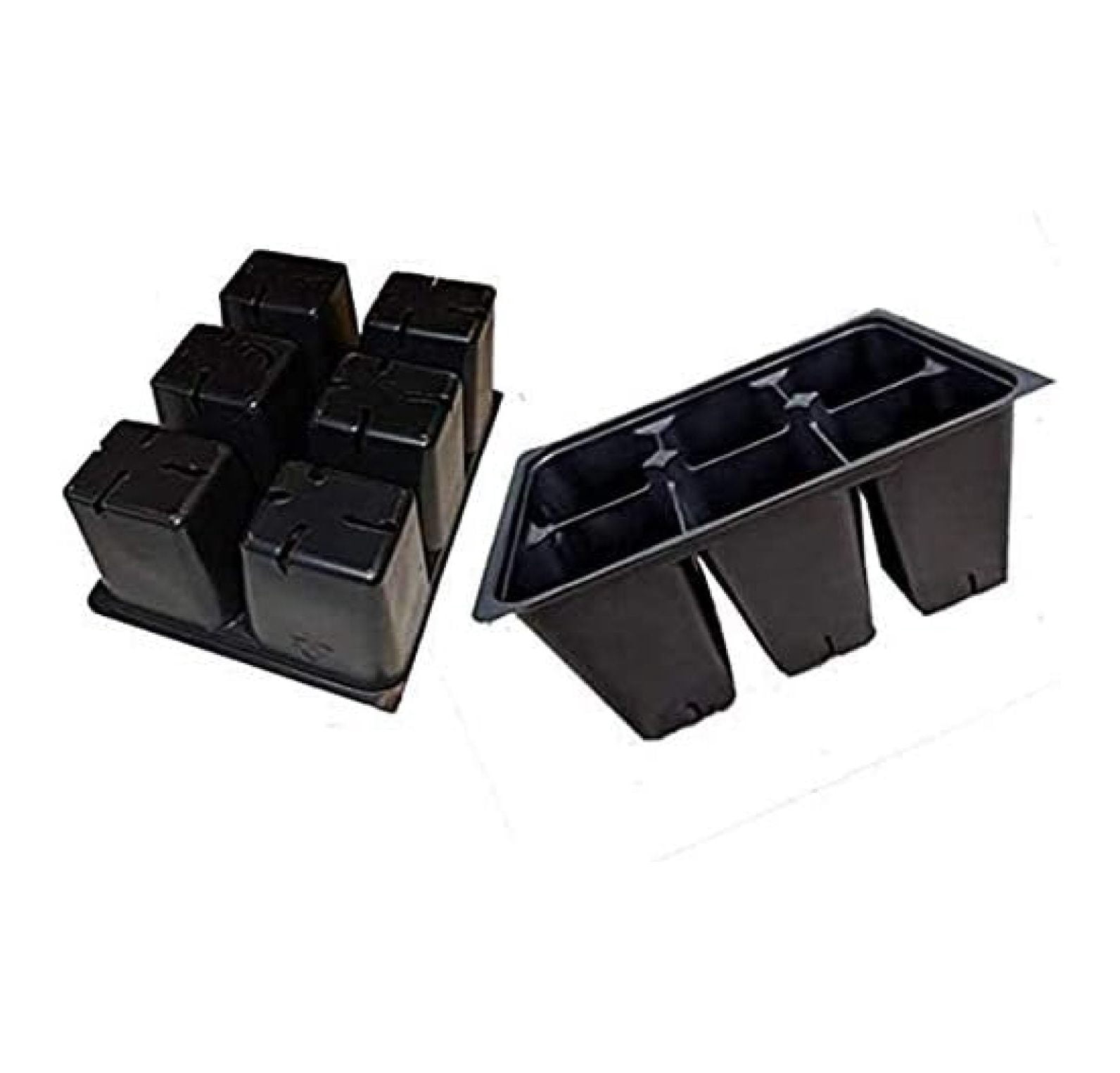 Seed Starter Trays 600 DEEP Extra Large Cells (100 Trays of 6 Cells)