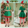 thumbnail image 6 of Alaiyaky Christmas Elf Costume Unisex Carnival Cosplay Outfit Accessory Unisex Fancy Dress Halloween Party, 6 of 6