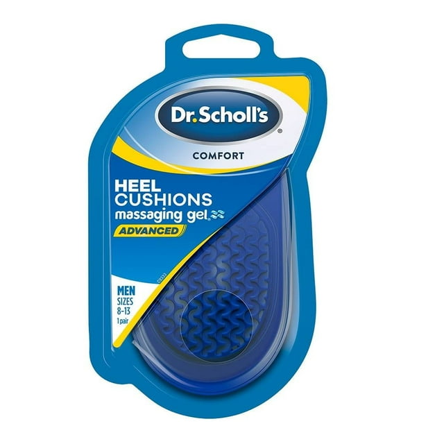 Talonera Dr. Scholl's massaging gel advanced talla 8 a 13 para caballero 1 par