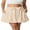 04-Khaki, variant on Skirt for Women Boho High Waisted Ruffled Cute Casual Dressy Mini The Four Seasons Going Out Bloomer Skater Outfit Black L
