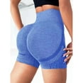 thumbnail image 2 of Women Yoga Shorts High Waist Workout Shorts Fitness Yoga Lift Butt Fitness Ladies Yoga Gym Running Short Pants Sportswear, 2 of 10