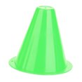 thumbnail image 4 of 10 piezas de conos de entrenamiento de fútbol, barreras de fútbol, soporte de marcador de plástico, accesorio (verde), 4 of 15