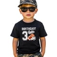 thumbnail image 3 of 3rd Birthday Baller Shirt for Boys Sports Theme Party T-Shirt for 3 Year Old Toddler Black Shirt 2T, 3 of 5
