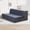 Navy Blue-Full, variant on Full Grey 4 Inch Foldable Foam Mattress with Carry Bag for Camping RV Yoga Guest Rooms
