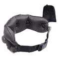 thumbnail image 1 of Almohada de viaje,Almohada de viaje de almohada de cuello inflable para avión,Almohada de viaje de almohada lumbar portátil,Almohada de hombro soporte de cuello portátil liviano,Almohada Gris, 1 of 9