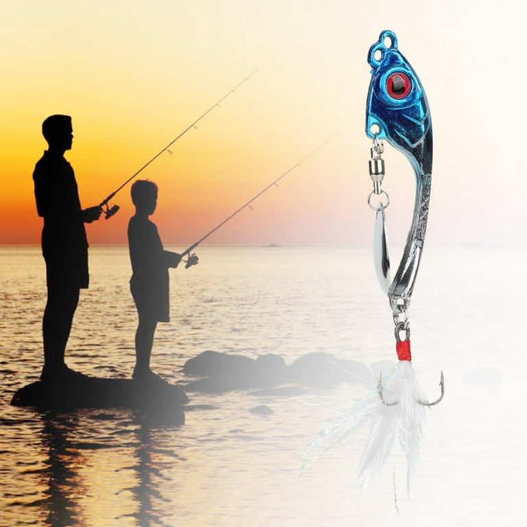 5 Colors Sturdy Durable 11g 8cm Rotating Fishing Bait, Fishing