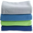 thumbnail image 4 of 4 Packs Cooling Towel (40"x 12"), Microfiber Face Cloths for Yoga, Workout, Fitness, Sports, Running, 4 of 7