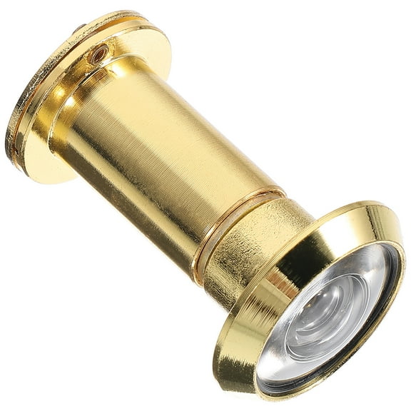 unbranded Security Door Cat Eye Mirror Monitor Stoppers Kit Peephole Camera for Apartment Golden