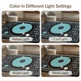 thumbnail image 7 of ODIKA 5'x7' Washable Area Rug Record Vinyl Dj Mixer Blueprint Decks Retro Equalizer Bars Player for Guest Room, Lounge, Apartment, Non-Slip Low Profile, Stain Resistant, 7 of 7