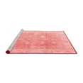 thumbnail image 2 of Ahgly Company Machine Washable Indoor Square Oriental Red Traditional Area Rugs, 6' Square, 2 of 4