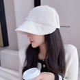 thumbnail image 2 of Gorra con visera Zefei Wu sombrero de pescador que cubre la cara moda para mujer, 2 of 2