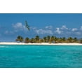 thumbnail image 2 of Jaynes Gallery 18x13 White Modern Wood Framed Museum Art Print Titled - Caribbean-Grenada-Sandy Island Pelican flies over ocean shore, 2 of 4