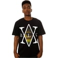 thumbnail image 1 of Black Scale The Mona's Traditional Interlock Graphic Camiseta para hombre, negro, pequeño, 1 of 1