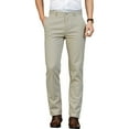 thumbnail image 2 of Men's Tencel-Blend Dress Pants - Year-Round Straight Fit Business Casual with Embroidery, 2 of 9