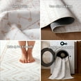 thumbnail image 4 of Sonive 4'x6' Area Rug Carpet for Bedroom, Machine Washable Water Resistant Low Pile Non Slip Carpet, Soft Vintage Accent Rug for Living Room, Nursery, Home Office, (Beige Boho, 48"x72"), 4 of 6