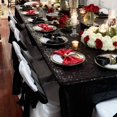 thumbnail image 4 of SoarDream Black Sequin Tablecloth 50" x 80" Rectangular Sparkly Drape Table Cloths Table Cover Overlay for Wedding Birthday Party Baby Bridal Shower, 4 of 7
