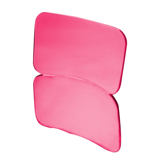 Paquete de 4 almohadillas de silicona para pestañas, plantación de pestañas injertadas, suave, ahorra tiempo, adsorción fuerte, suministros Ayudas para vestirse con gancho de botón Rosado Vogacara CE001577-02
