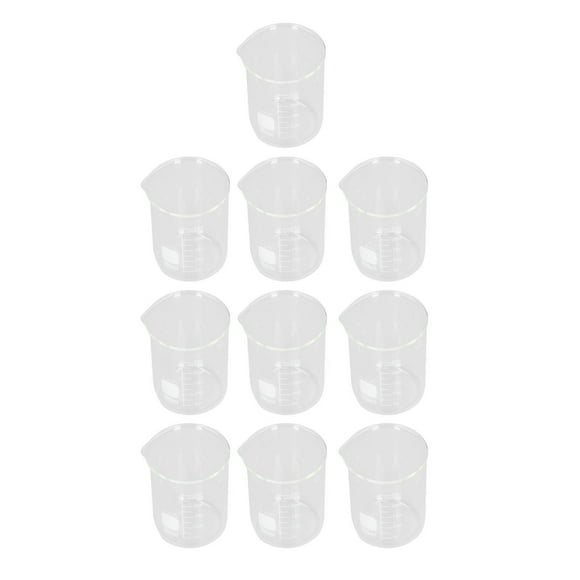 Outil de Béchers, 10 Pcs Échelle Claire 250ml Grande Capacité Béchoir Scientifique pour Enseignement
