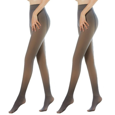 

2Pack Fake Translucent Warm Wool Pantyhose 40-70kg