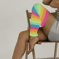 thumbnail image 6 of Gymnture Rainbow Leg Warmers for Women - Knit Long Socks for Party, Sports & Yoga, 6 of 11