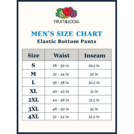 fruit of the loom men's and big men's eversoft elastic bottom sweatpants