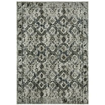 Oriental Weavers Gemini Area Rug - 1003E - 3'10" x 5'5" - in Charcoal/ Grey - Modern Style, Stain Resistant, Family and Pet Friendly , Entrway, Bedroom Rug