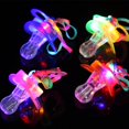 thumbnail image 2 of Sifflet Lumineux à LED Type Tétine pour Fête Concert, 2 of 10
