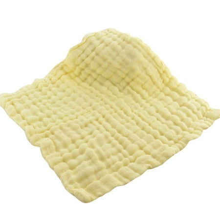 

100% Cotton Hand Washcloths 6 Layers Extra Absorbent and Soft Baby Towels Cotton Soft Bib Saliva Towel Toddler Lunch Bibs Burp Cloths