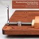 thumbnail image 4 of Paquete de 2 abrazaderas de banco de mesa de abrazadera rápida con 4 perros de banco para orificio de 20mm, tope de banco de trabajo de posicionamiento Diy y abrazaderas rápidas para orifici, 4 of 5