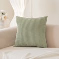 thumbnail image 1 of Funda de almohada de pana a rayas de color sólido de estilo nórdico, funda para cojín de sofá de sala de estar, funda de almohada decorativa para el hogar, 1 of 6