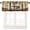 Coffeee-4, variant on Coffee Valance Curtain, Coffee Shop and Coffee Set Vintage Coffee Theme Design Short Windows Curtain Valance for Kitchen Dining Room Cafe Shop Decor