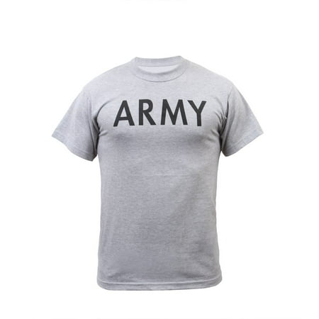 Wait Training T-shirt - Army Military gray Physical Training T-Shirt