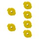 thumbnail image 5 of 6 tuercas de liberación rápida para reemplazo de platillos, platillos rápidos profesionales amarillo, 5 of 9